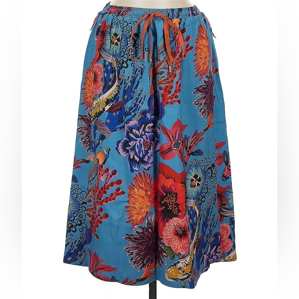 Paul Smith Skirt, Vibrant, Vacation Ready, Oceanic, zip Pockets, 42 Eur